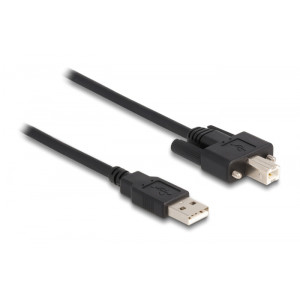 DELOCK καλώδιο USB σε USB Type B 87215, 3m, μαύρο 87215
