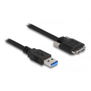 DELOCK καλώδιο USB 3.0 σε USB micro B 87799, 1m, μαύρο 87799