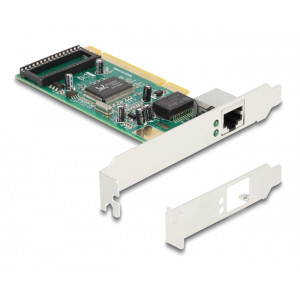 DELOCK κάρτα επέκτασης PCI σε 1x RJ45 Gigabit 88084, 1000Mbps 88084