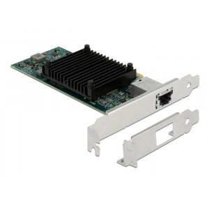 DELOCK κάρτα επέκτασης PCI x8 σε RJ45 Gigabit LAN 88511, 10 Gbps 88511