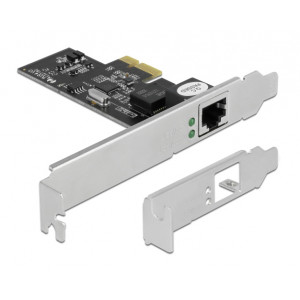 DELOCK κάρτα επέκτασης PCI σε RJ45 Gigabit LAN 89598, 2.5 Gbps 89598