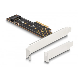 DELOCK κάρτα επέκτασης PCIe x4 σε M.2 M Key 110mm 89836, NVMe 89836