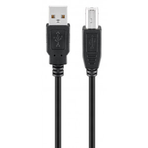 GOOBAY καλώδιο USB 2.0 σε USB Type B 93596, 1.8m, μαύρο 93596
