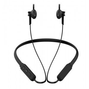 CELEBRAT Bluetooth earphones A16-BK με μικρόφωνο HD, Magnetic, μαύρα A16-BK