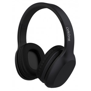 CELEBRAT Bluetooth headphones A18-BK, wireless & wired, μαύρο A18-BK