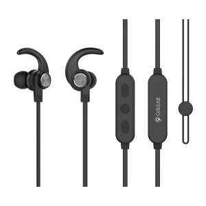 CELEBRAT Bluetooth earphones A7-BK, μικρόφωνο HD, magnetic, 10mm, μαύρα A7-BK