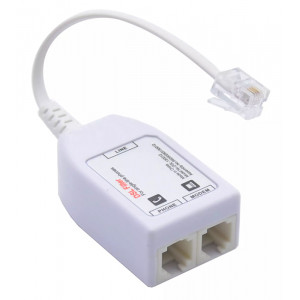 POWERTECH VDSL Splitter με φίλτρο ADSL-06, RJ11, λευκό ADSL-06