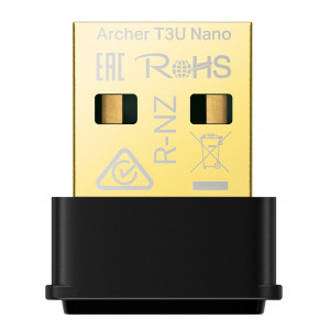 TP-LINK Wireless USB Adapter AC1300 Archer T3U Nano, MU-MIMO, Ver. 1.0 ARCHER-T3UNANO