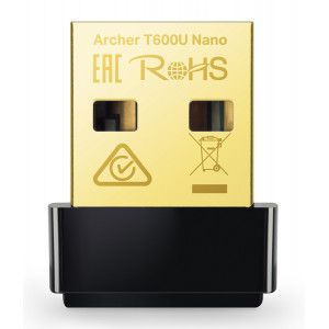 TP-LINK ασύρματος nano USB αντάπτορας ARCHER-T600UNANO, AC600, Ver. 1.0 ARCHER-T600UNANO