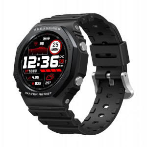 ZEBLAZE smartwatch Ares 2, 1.09, heart rate, 5 ATM, μαύρο ARES2-BK