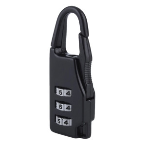 Λουκέτο ασφαλείας συνδυασμού ARHU-LOCK, με γάντζο, μεταλλικό, μαύρο ARHU-LOCK
