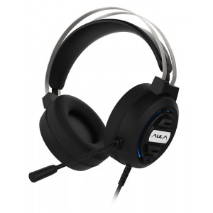 AULA gaming headset Mountain S603, RGB, USB/3.5mm, 50mm, μαύρο AUL-S603