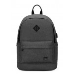 ARCTIC HUNTER τσάντα πλάτης B-00290-BK, laptop, αδιάβροχη, μαύρη B-00290-BK