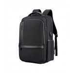 ARCTIC HUNTER τσάντα πλάτης B00120C-BK, laptop, USB, αδιάβροχη, μαύρη B00120C-BK