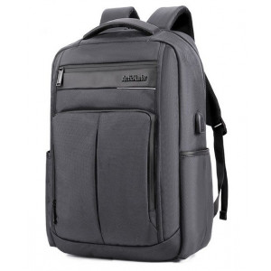 ARCTIC HUNTER τσάντα πλάτης B00121C-GY, laptop, USB, αδιάβροχη, γκρι B00121C-GY