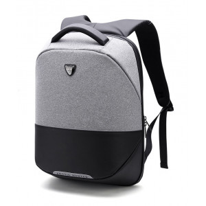 ARCTIC HUNTER τσάντα πλάτης B00216-LG, laptop, USB, αδιάβροχη, ανοιχτό γκρί B00216-LG