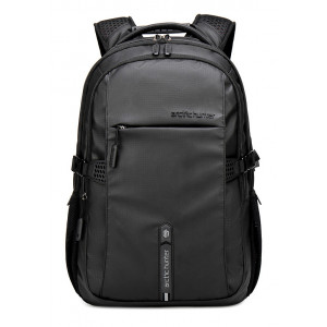 ARCTIC HUNTER τσάντα πλάτης B00388 με θήκη laptop 15.6, USB, μαύρη B00388-BK