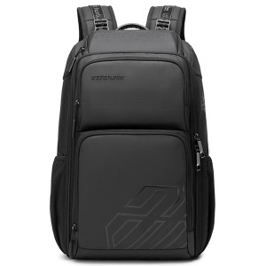 ARCTIC HUNTER τσάντα πλάτης B00461 με θήκη laptop 15.6, μαύρη B00461-BK
