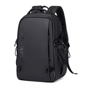 ARCTIC HUNTER τσάντα πλάτης B00530 με θήκη laptop 15.6, 24L, μαύρη B00530-BK