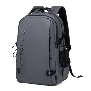 ARCTIC HUNTER τσάντα πλάτης B00530 με θήκη laptop 15.6, 24L, γκρι B00530-GY