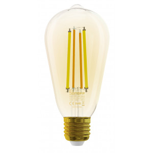 SONOFF Smart λάμπα LED Filament B02-F-ST64, Wi-Fi, 7W, E27, 1800K-5000K B02-F-ST64