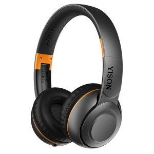 YISON headphones B3, wireless & wired, BT 5.0, μαύρα B3-BK