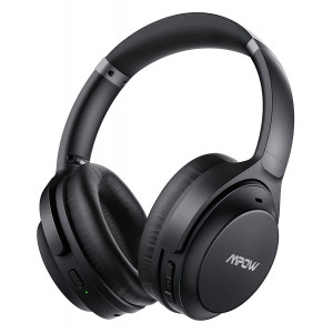 MPOW headphones H12 IPO BH427A, wireless & wired, ANC, BT 5.0, μαύρα BMBH427ABSD