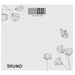 BRUNO ψηφιακή ζυγαριά BRN-0055, έως 180kg, λευκή BRN-0055
