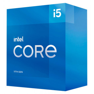 INTEL CPU Core i5-11400, 6 Cores, 2.60GHz, 12MB Cache, LGA1200 BX8070811400