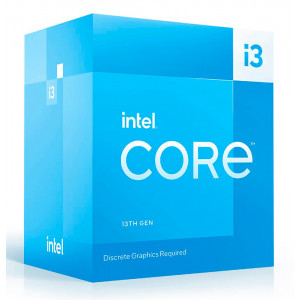 INTEL CPU Core i3-13100, 4 Cores, 3.40GHz, 12MB Cache, LGA1700 BX8071513100