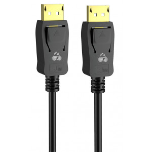 POWERTECH καλώδιο DisplayPort 1.4V CAB-DP051, copper, 8K, 3m, μαύρο CAB-DP051