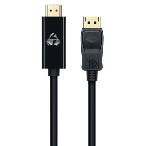 POWERTECH καλώδιο DisplayPort σε HDMI CAB-DP061, Active, 4K, 1.8m, μαύρο CAB-DP061