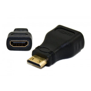 POWERTECH adapter mini HDMI Αρσενικό σε HDMI 19pin Θηλυκό CAB-H025