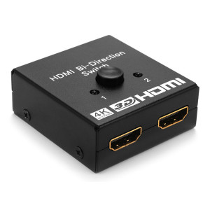 POWERTECH HDMI Bi-Directional switch 2 σε 1, 4K x 2K & 3D, μαύρο CAB-H112