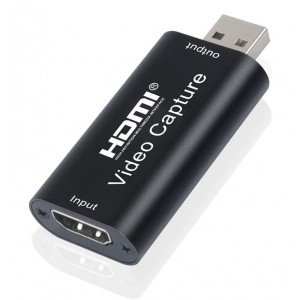 POWERTECH converter καταγραφής video CAB-H147, HDMI σε USB, μαύρος CAB-H147