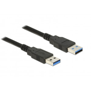 POWERTECH Καλώδιο USB 3.0 Type A, 1.5m, μαύρο CAB-U106