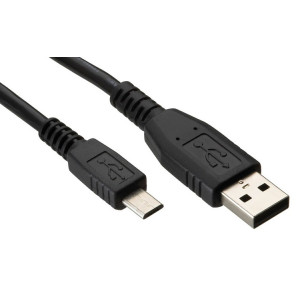 POWERTECH καλώδιο USB σε Micro USB CAB-U129, 8mm tip, 1.5m, μαύρο CAB-U129