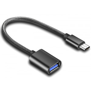 POWERTECH καλώδιο USB 3.0 σε Micro USB CAB-U146, 0.16m, μαύρο CAB-U146