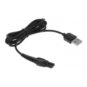 POWERTECH καλώδιο τροφοδοσίας USB CAB-U147, 10.3x5mm, 1m, μαύρο CAB-U147