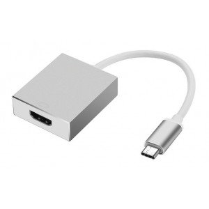 POWERTECH Μετατροπεας USB Type C 3.1V σε HDMI 19pin, White CAB-UC006