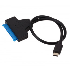 POWERTECH καλώδιο USB-C σε SATA CAB-UC060, 6Gbps, 2.5 HDD/SSD, μαύρο CAB-UC060