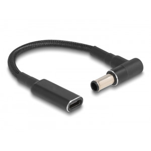 POWERTECH καλώδιο τροφοδοσίας CAB-UC065, USB-C σε Sony 6.0x4.3mm, μαύρο CAB-UC065