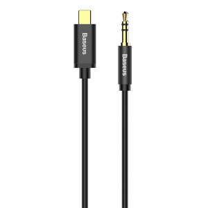 BASEUS καλώδιο USB Type-C σε 3.5mm Yiven CAM01-01 1.2m, μαύρο CAM01-01