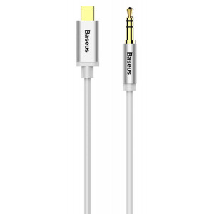BASEUS καλώδιο USB Type-C σε 3.5mm Yiven CAM01-02, 1.2m, λευκό CAM01-02