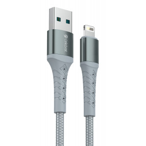 CELEBRAT καλώδιο USB σε Lightning CB-16I, 2.A, 1m, λευκό CB-16I-GR