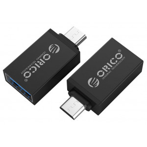 ORICO αντάπτορας USB Micro-B σε USB 3.0 CBT-UM01, μαύρος CBT-UM01-BK-BP