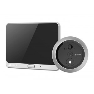 EZVIZ smart κουδούνι με κάμερα & οθόνη CS-DP1C, WiFi, 720p, PIR, 4600mAh CS-DP1C