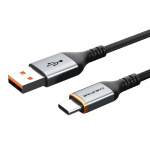 CABLETIME καλώδιο USB σε USB-C CT-AMCM5A, 5A, 1m, μαύρο CT-AMCM5A-AG-1