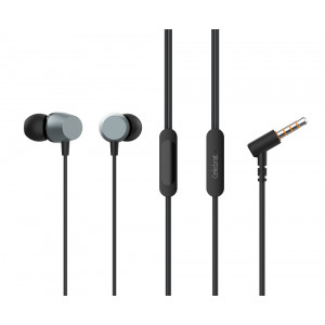 CELEBRAT earphones με μικρόφωνο D10, 3.5mm, 1.2m, μαύρα D10-BK