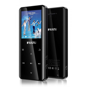 RUIZU MP3 player D51 με ηχείο, 1.8, 8GB, BT, ελληνικό μενού, μαύρο D51-8GB